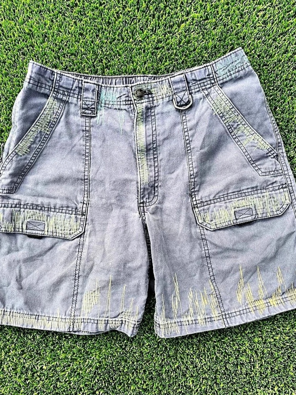 Men's Gray Cargo Shorts